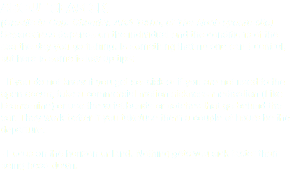 ABOUT SEASICK (Credits to Cap. Chunder, AKA Turbo, of The Noob spearo site) Seasickness depends on the individual and the conditions of the sea the day you go fishing. Is something that no one can´t control, but here is some follow up tips: - If you do not know if you get seasick or if you are not used to the open ocean, take a commercial motion sickness medication (Like Dramamine) or use the wrist bands or patches that go behind the ear. They work better if you take/use them a couple of hours be the departure. - Focus on the horizon or land. Nothing gets you sick faster than being head down. 